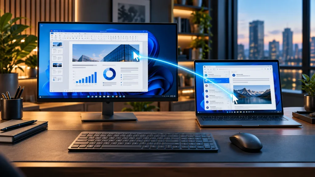 usar mesmo rato teclado varios computadores 3 web